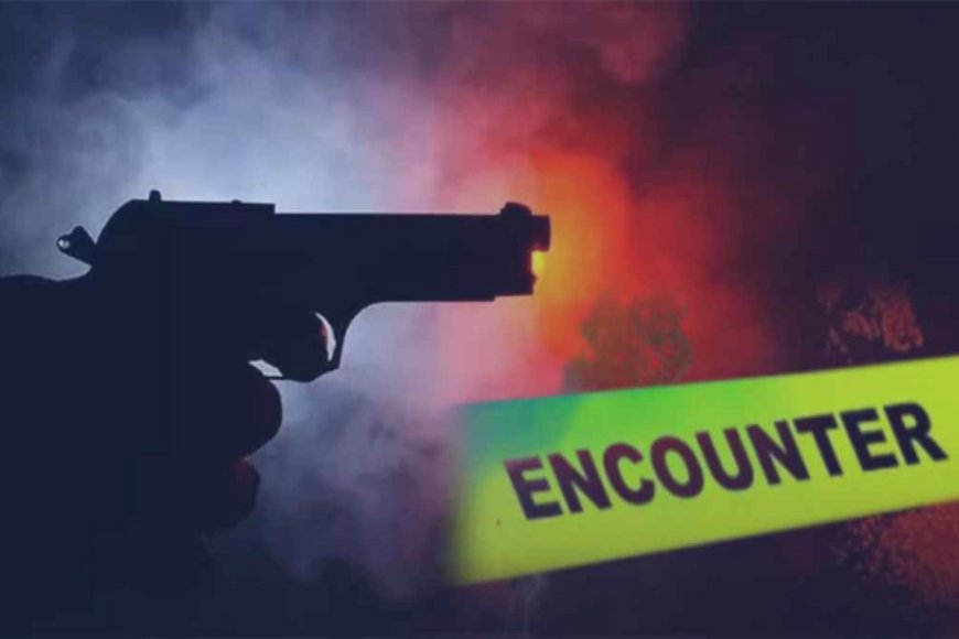 बलिया में कथित रेप का हाफ एनकाउंटर: पुलिस की जवाबी फायरिंग में अपराधी के पैर में गोली लगी, उसे हिरासत में लेकर अस्पताल ले जाया गया