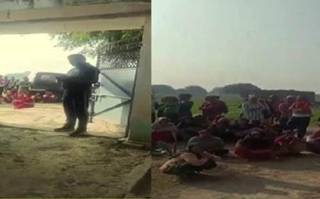 हर जगह खून फैला हुआ है, कपड़े बिखरे हुए हैं। जल निगम में काम करने वाली महिला का क्या हुआ?