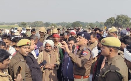 UP News: मिर्ज़ापुर में अफ़रा-तफ़री: पुलिस और भेड़ लुटेरों को 12 घंटे तक बंधक बनाकर रखा गया, एक वैन पर पथराव किया गया; सात थानों की पुलिस ने मौके पर फोर्स भेजी