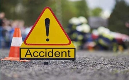 बलिया में एक ट्रक ने बाइक सवार भतीजे को मार डाला; चाची की हालत गंभीर है, उसे वाराणसी रेफर कर दिया गया