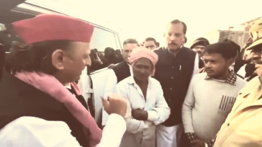 पूर्वांचल एक्सप्रेसवे के संबंध में अखिलेश यादव ने डीएम से सीधे फोन पर बात की और गरीबों को हजारों रुपये की मदद मिली