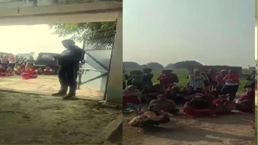 हर जगह खून फैला हुआ है, कपड़े बिखरे हुए हैं। जल निगम में काम करने वाली महिला का क्या हुआ?